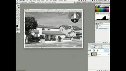 Photoshop Black White Bw Channel Mixer Vid 