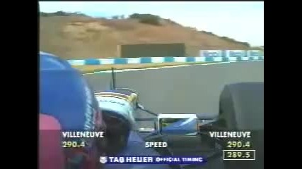 Villeneuve Onboard in Jerez 1997