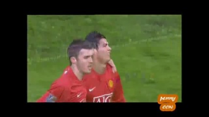 Cristiano Ronaldo - Всички 42 Гола На Роналдо За Манчестър Юнайтед През Сезон 2007 - 08