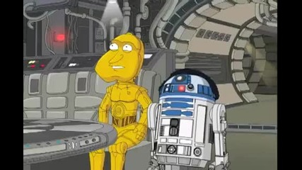 Family Guy Star Wars Parody - Luke And Han solo vs. Tie Fighters 