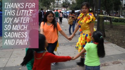 The Mexico City clown getting children to laugh again