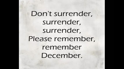 Demi Lovato - Remember December - Lyrics 