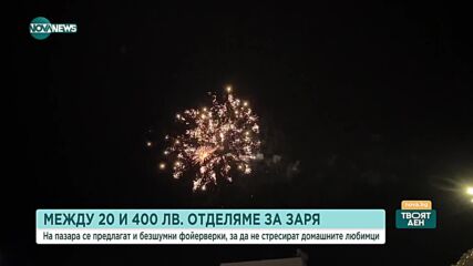 Вече предлагат и безшумна заря за Нова година