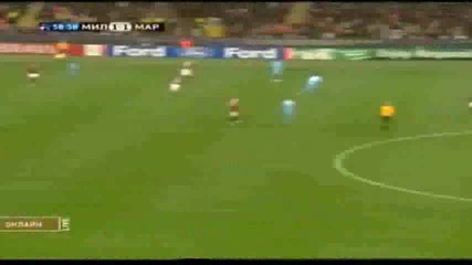 Ronaldinho vs Olympic Marseille 2009 - 2010
