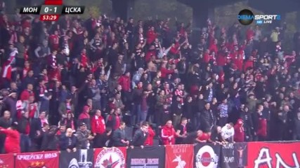 ЦСКА проби "стената" на Монтана