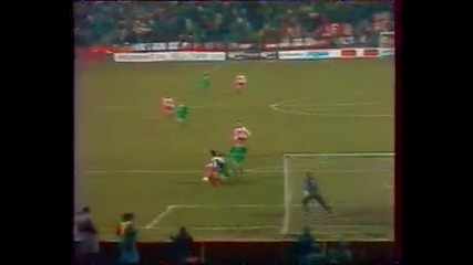 Цървена Звезда 1 - 0 Панатинайкос (18.03.1992) - 25.000 зрители на стадион Българска Армия ! 