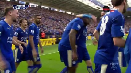Лестър - Саутхемптън 1:0 /първо полувреме/