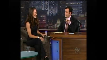 Evangeline Lilly On Jimmy Kimmel
