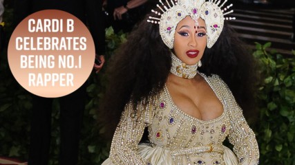 Cardi B не може да повярва, че е първата рапърка с два №1 хитa