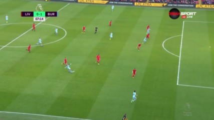 Ливърпул - Бърнли 1:1 /първо полувреме/