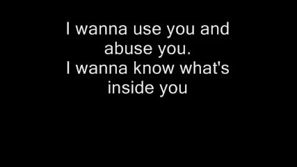 Marilyn Manson - Sweet Dreams (lyrics)