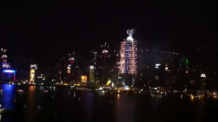 Нова година 2011 Hong Kong фойерверки 