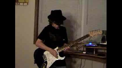13 year old kid playing Eruption by Eddie Van Halen 