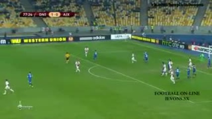 Днипро 1 - 0 Аякс ( 12/03/2015 ) ( лига европа )