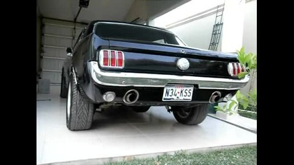 Mustang 66, V8 sound