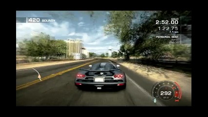 Need For Speed Hot Pursuit Time Race with koenigsegg ccxr edition 