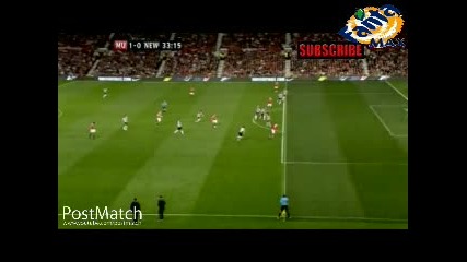 Манчестър Юнайтед 3:0 Нюкасъл - Гол на Бербатов !