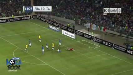Бразилия и Италия направиха футболно шоу в приятелски мач!