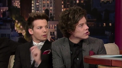 David Letterman - One Direction on the Giant Couch