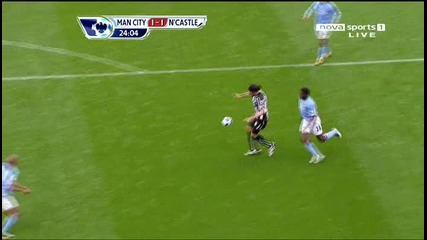 03.10.2010 Манчестър Сити 1 - 1 Нюкасъл гол на Гутиерес 