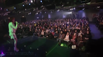 Florence + The Machine - Girl With One Eye (live on Letterman) [ високо качество ]