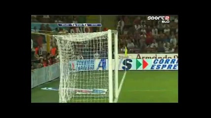 Milan - Inter 0:4 - гол на Деян Станкович