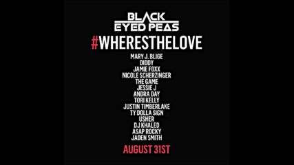 *2016* The Black Eyed Peas ft. The World - Where's The Love ( Remix )