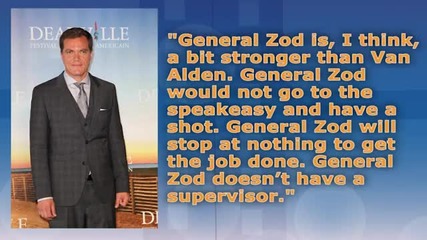 Michael Shannon Talks Playing General Zod In Man of Steel