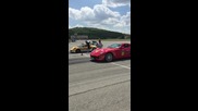 Драг между Lotus Exige Cup R и Ferrari 599 в България!