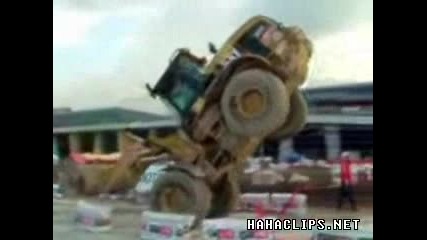 Really Amazing Bobcat Stunts