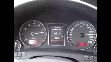 Audi S4 V8 4.2 vitesse max 270 km/h.