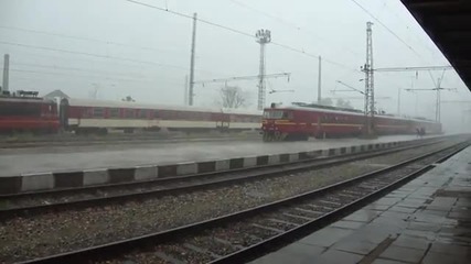 Проливен дъжд на жп гара Шумен