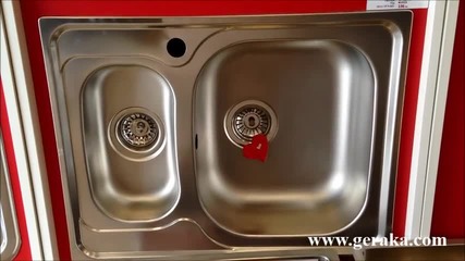 Кухненска мивка две корита