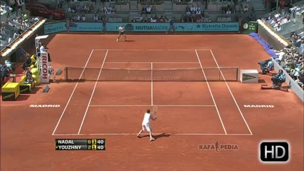 Nadal vs Youzhny - Madrid 2013!
