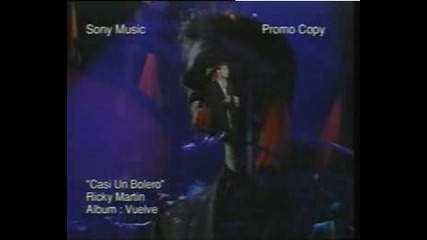 Ricky Martin Casi Un Bolero Live Puerto Rico 1998
