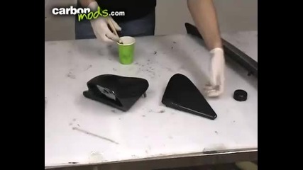 How to cover parts in carbon fiber юfibreю by skinning or wrapping 