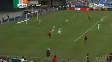 Man United - Celtic 3 - 1 Бербатов гол 