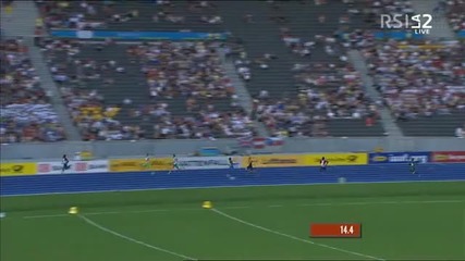 Jeremy Wariner - Полуфинал на 400м от световното в Берлин 2009