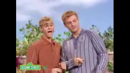 Nick Carter & Aaron Carter In Sesame Street 