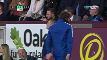Бърнли - Челси 0:1 /първо полувреме/