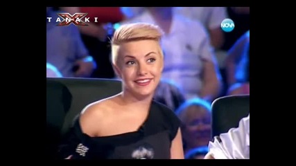 Момче с удивителен глас плени журито - X - factor България 14.09.11