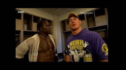 Wwe Raw 27.09.10 John Cena & R Truth Backstage 