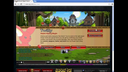kak da si vzemete power gem na aqw