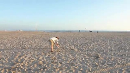 Дейвид Бекъм - умения на плажа