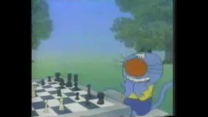 Sports Cartoon - Chess