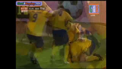 Hungary - Sweden 1 - 2 (1 - 2,  5 9 2009)