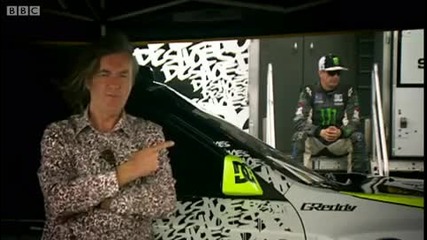 Ken Block отново кара на летище - Top Gear - Bbc 