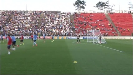 4 хиляди зрители изгледаха тренировката на Уругвай