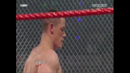 Wwe Raw - John Cena vs Randy Orton - Gauntlet Match Hell in a Cell.