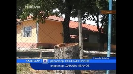 17г ученик взриви дърво в училище